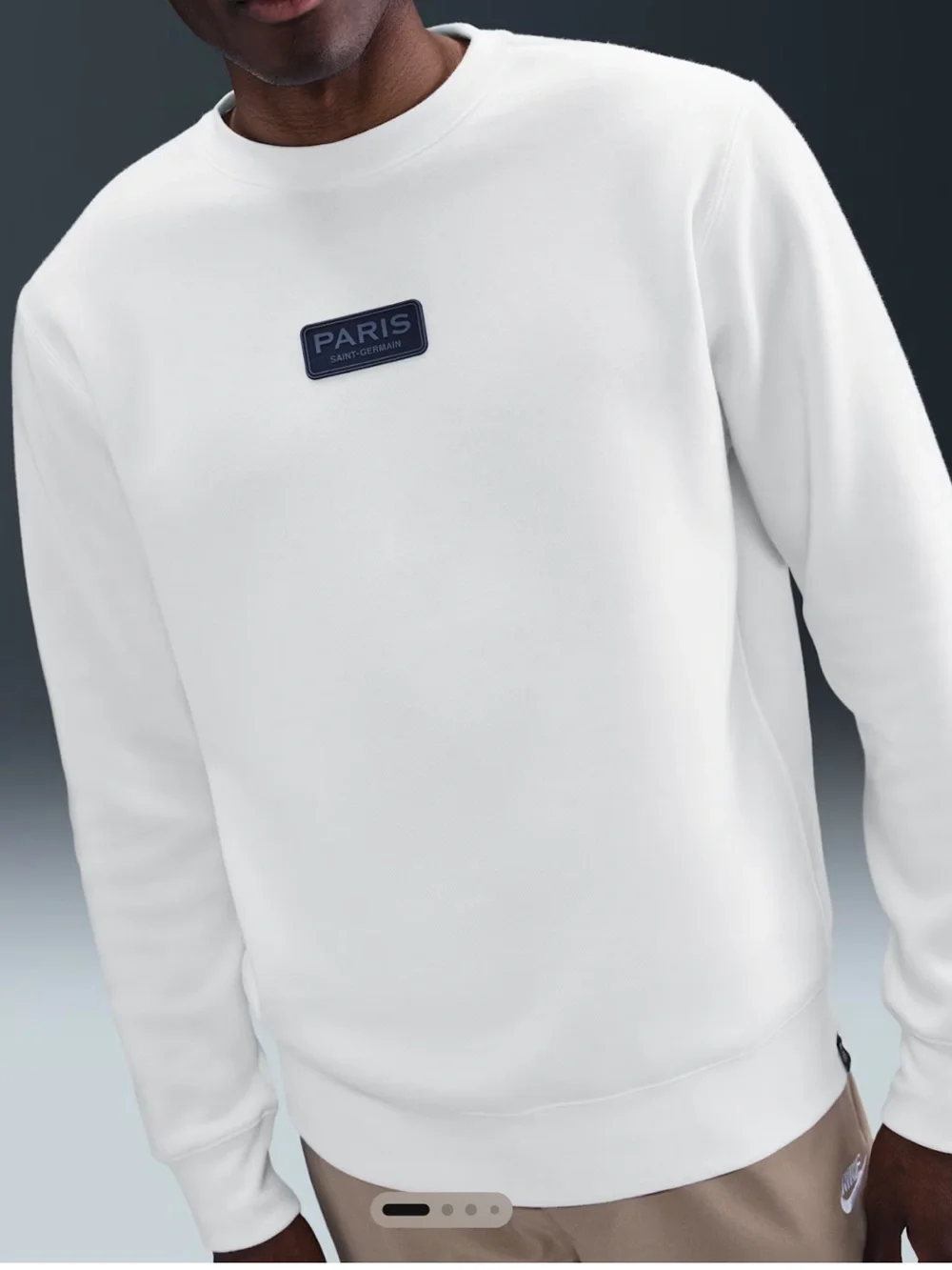 Nike Paris Saint-Germain international soccer Club CrewNeck Sweatshirt XXL NWT